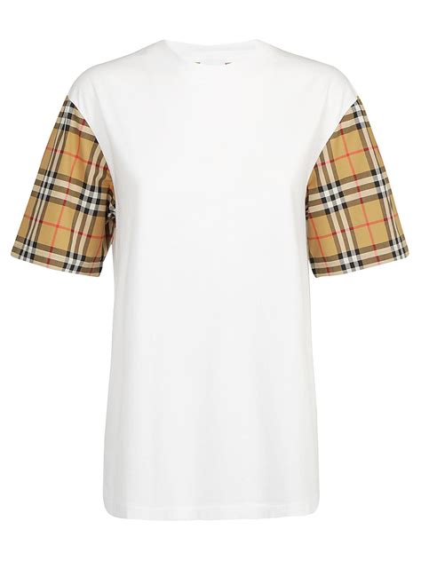 burberry check log tshirts|burberry checkered shirt.